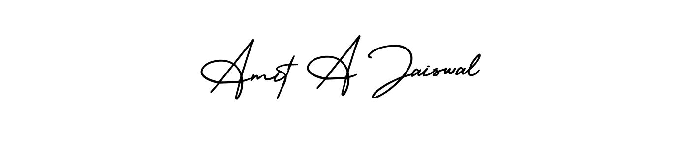 Create a beautiful signature design for name Amit A Jaiswal. With this signature (AmerikaSignatureDemo-Regular) fonts, you can make a handwritten signature for free. Amit A Jaiswal signature style 3 images and pictures png