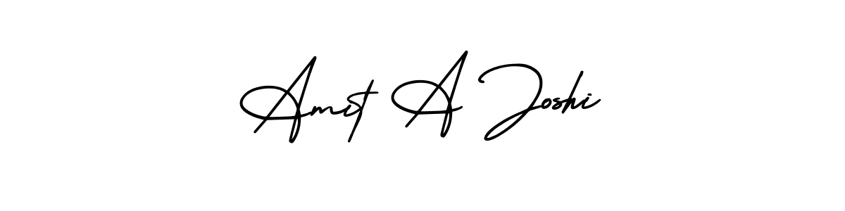 You can use this online signature creator to create a handwritten signature for the name Amit A Joshi. This is the best online autograph maker. Amit A Joshi signature style 3 images and pictures png