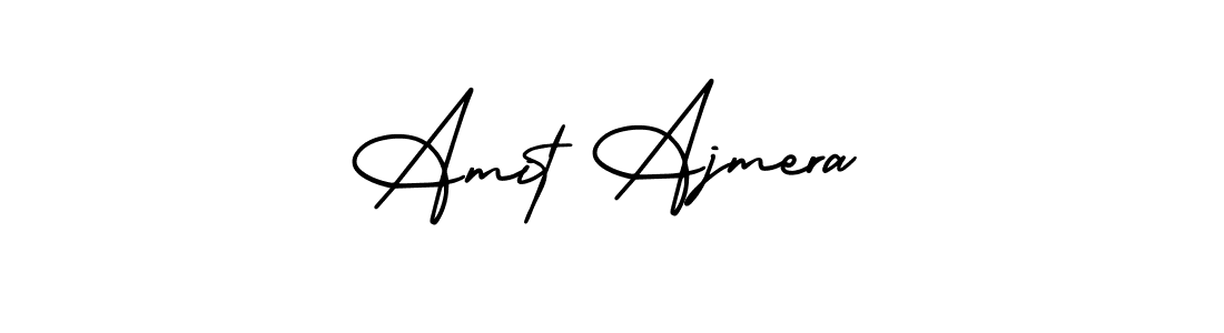 Best and Professional Signature Style for Amit Ajmera. AmerikaSignatureDemo-Regular Best Signature Style Collection. Amit Ajmera signature style 3 images and pictures png