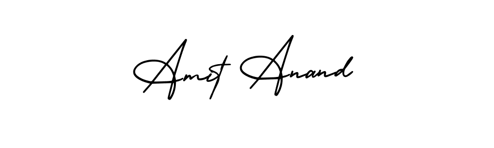 Design your own signature with our free online signature maker. With this signature software, you can create a handwritten (AmerikaSignatureDemo-Regular) signature for name Amit Anand. Amit Anand signature style 3 images and pictures png