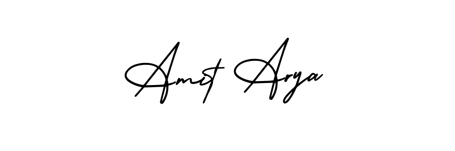 AmerikaSignatureDemo-Regular is a professional signature style that is perfect for those who want to add a touch of class to their signature. It is also a great choice for those who want to make their signature more unique. Get Amit Arya name to fancy signature for free. Amit Arya signature style 3 images and pictures png