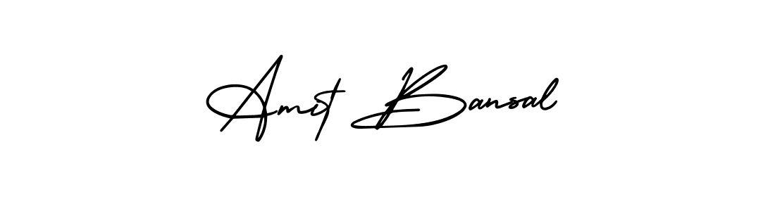 Best and Professional Signature Style for Amit Bansal. AmerikaSignatureDemo-Regular Best Signature Style Collection. Amit Bansal signature style 3 images and pictures png