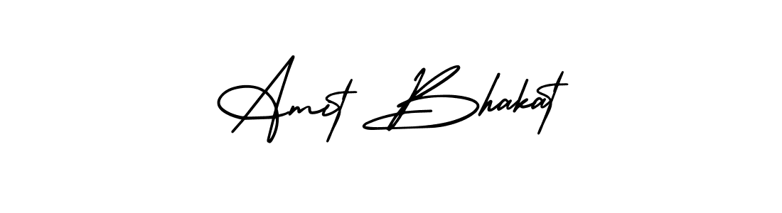 Amit Bhakat stylish signature style. Best Handwritten Sign (AmerikaSignatureDemo-Regular) for my name. Handwritten Signature Collection Ideas for my name Amit Bhakat. Amit Bhakat signature style 3 images and pictures png