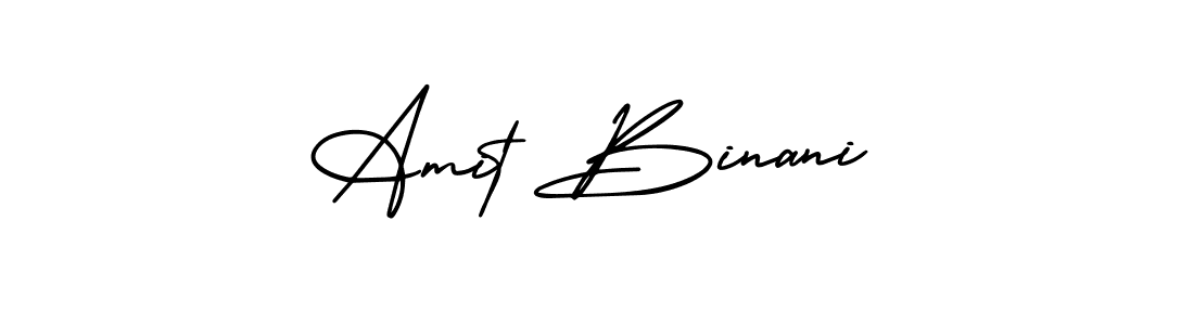 AmerikaSignatureDemo-Regular is a professional signature style that is perfect for those who want to add a touch of class to their signature. It is also a great choice for those who want to make their signature more unique. Get Amit Binani name to fancy signature for free. Amit Binani signature style 3 images and pictures png