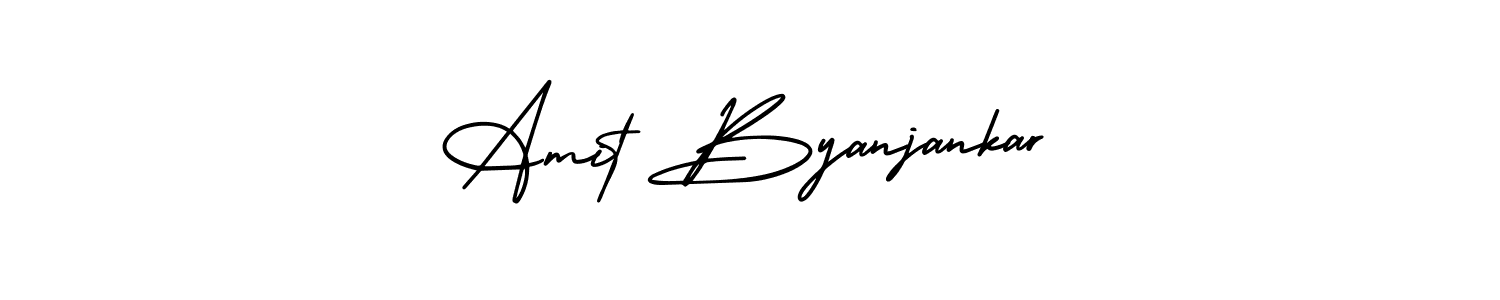 This is the best signature style for the Amit Byanjankar name. Also you like these signature font (AmerikaSignatureDemo-Regular). Mix name signature. Amit Byanjankar signature style 3 images and pictures png