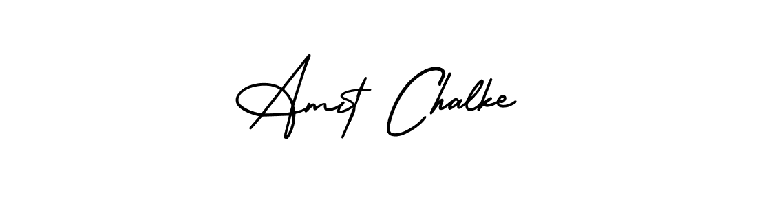 Make a beautiful signature design for name Amit Chalke. Use this online signature maker to create a handwritten signature for free. Amit Chalke signature style 3 images and pictures png