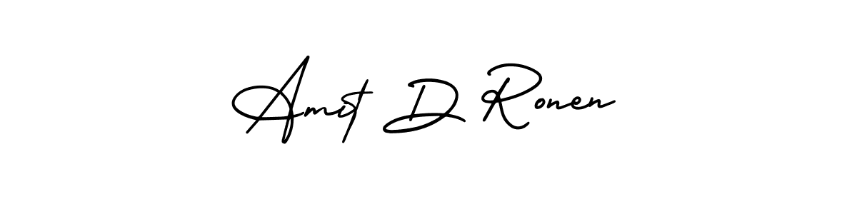 This is the best signature style for the Amit D Ronen name. Also you like these signature font (AmerikaSignatureDemo-Regular). Mix name signature. Amit D Ronen signature style 3 images and pictures png