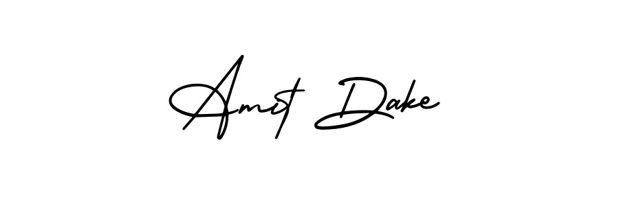 Similarly AmerikaSignatureDemo-Regular is the best handwritten signature design. Signature creator online .You can use it as an online autograph creator for name Amit Dake. Amit Dake signature style 3 images and pictures png