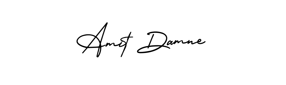 Design your own signature with our free online signature maker. With this signature software, you can create a handwritten (AmerikaSignatureDemo-Regular) signature for name Amit Damne. Amit Damne signature style 3 images and pictures png