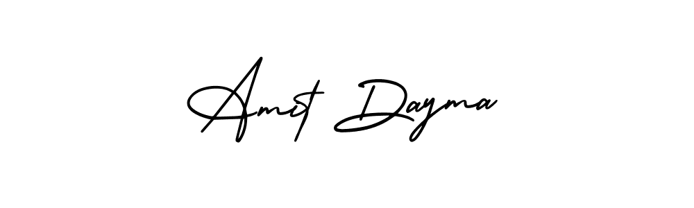 Use a signature maker to create a handwritten signature online. With this signature software, you can design (AmerikaSignatureDemo-Regular) your own signature for name Amit Dayma. Amit Dayma signature style 3 images and pictures png