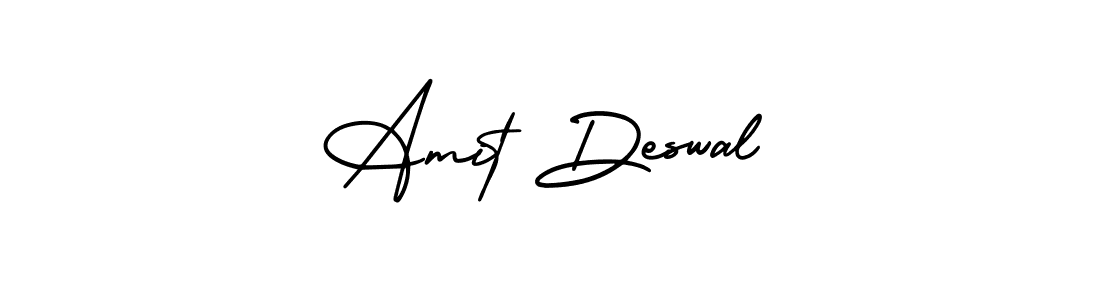 Design your own signature with our free online signature maker. With this signature software, you can create a handwritten (AmerikaSignatureDemo-Regular) signature for name Amit Deswal. Amit Deswal signature style 3 images and pictures png