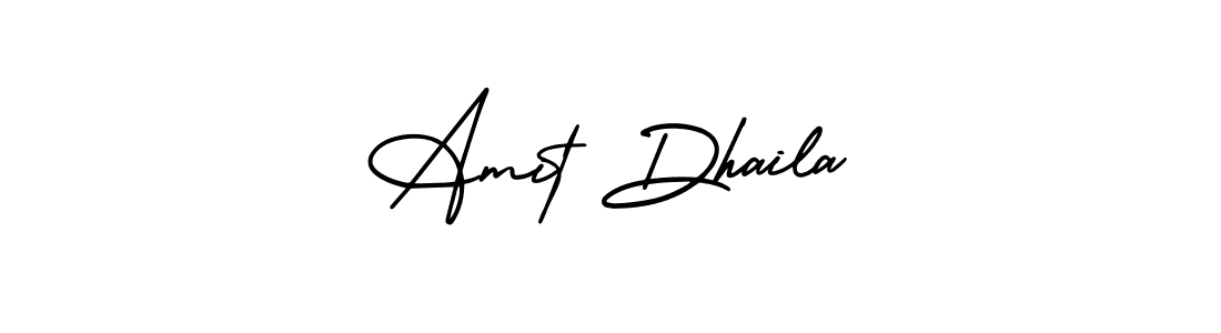 Also You can easily find your signature by using the search form. We will create Amit Dhaila name handwritten signature images for you free of cost using AmerikaSignatureDemo-Regular sign style. Amit Dhaila signature style 3 images and pictures png