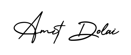 Personalize your online presence with Amit Dolai signature rendered in elegant AmerikaSignatureDemo-Regular font. Great for website footers and blogs. Amit Dolai signature style 3 images and pictures png