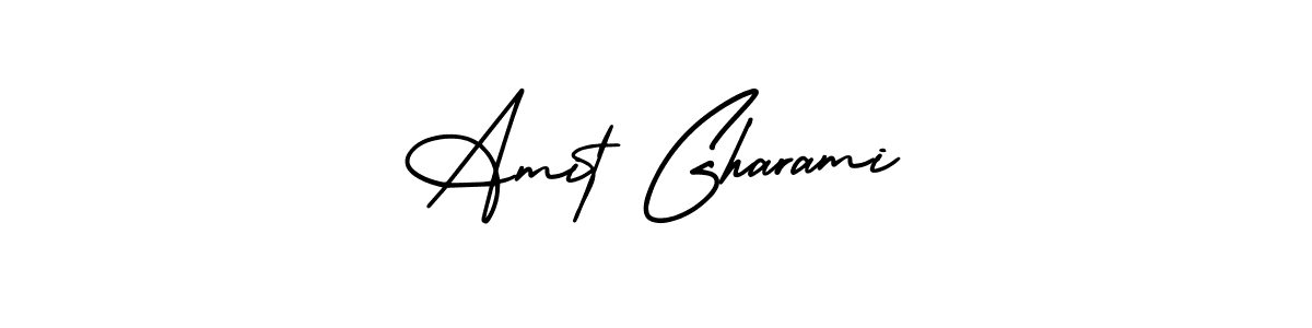 AmerikaSignatureDemo-Regular is a professional signature style that is perfect for those who want to add a touch of class to their signature. It is also a great choice for those who want to make their signature more unique. Get Amit Gharami name to fancy signature for free. Amit Gharami signature style 3 images and pictures png
