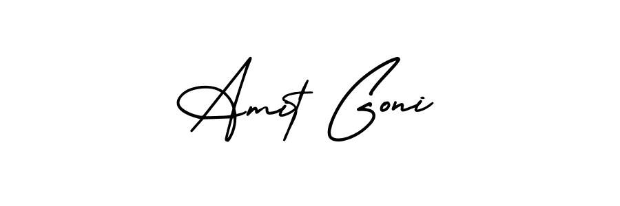 Best and Professional Signature Style for Amit Goni. AmerikaSignatureDemo-Regular Best Signature Style Collection. Amit Goni signature style 3 images and pictures png