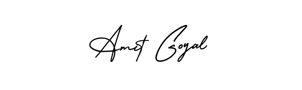 Amit Goyal stylish signature style. Best Handwritten Sign (AmerikaSignatureDemo-Regular) for my name. Handwritten Signature Collection Ideas for my name Amit Goyal. Amit Goyal signature style 3 images and pictures png