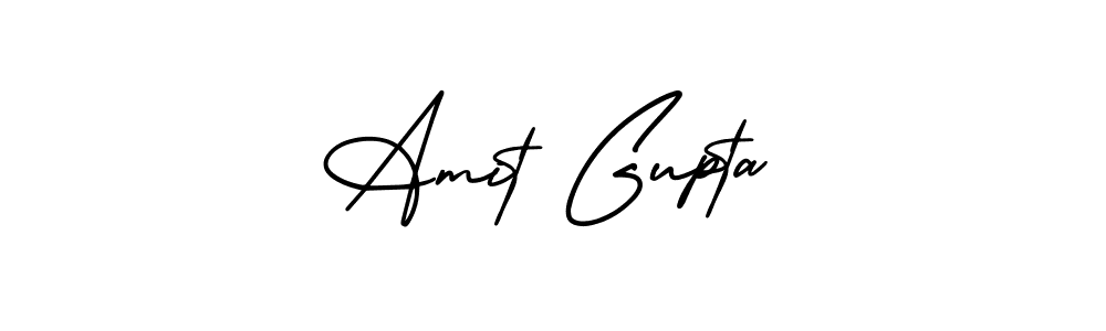 AmerikaSignatureDemo-Regular is a professional signature style that is perfect for those who want to add a touch of class to their signature. It is also a great choice for those who want to make their signature more unique. Get Amit Gupta name to fancy signature for free. Amit Gupta signature style 3 images and pictures png