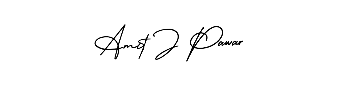 AmerikaSignatureDemo-Regular is a professional signature style that is perfect for those who want to add a touch of class to their signature. It is also a great choice for those who want to make their signature more unique. Get Amit J Pawar name to fancy signature for free. Amit J Pawar signature style 3 images and pictures png