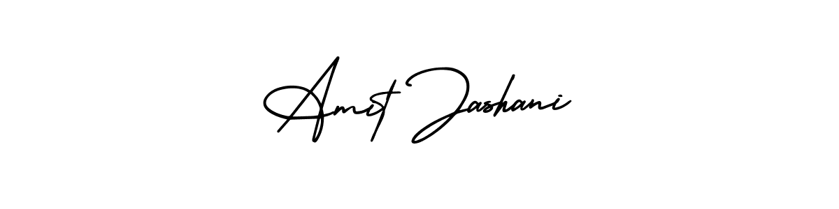 Use a signature maker to create a handwritten signature online. With this signature software, you can design (AmerikaSignatureDemo-Regular) your own signature for name Amit Jashani. Amit Jashani signature style 3 images and pictures png