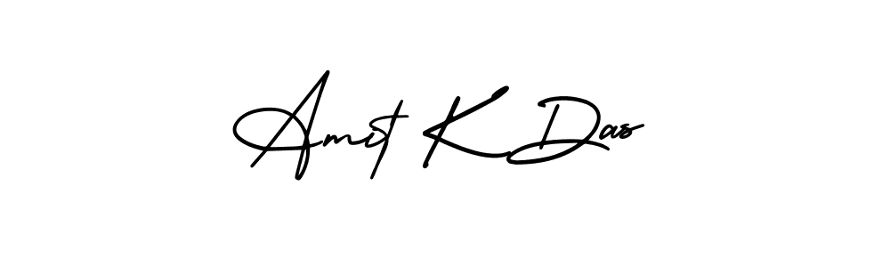 Use a signature maker to create a handwritten signature online. With this signature software, you can design (AmerikaSignatureDemo-Regular) your own signature for name Amit K Das. Amit K Das signature style 3 images and pictures png