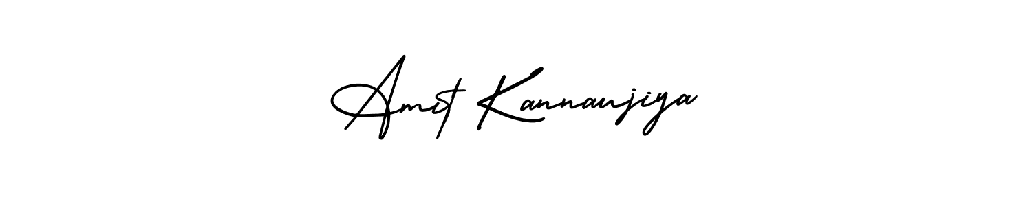 Amit Kannaujiya stylish signature style. Best Handwritten Sign (AmerikaSignatureDemo-Regular) for my name. Handwritten Signature Collection Ideas for my name Amit Kannaujiya. Amit Kannaujiya signature style 3 images and pictures png