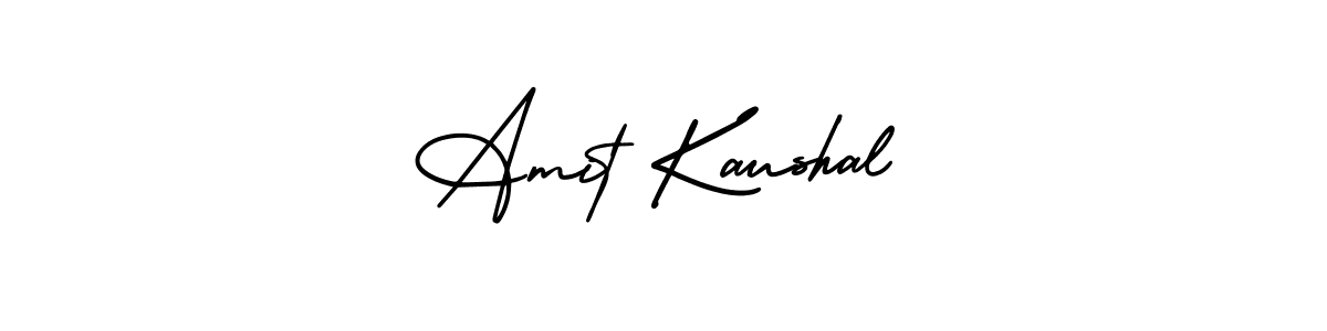 It looks lik you need a new signature style for name Amit Kaushal. Design unique handwritten (AmerikaSignatureDemo-Regular) signature with our free signature maker in just a few clicks. Amit Kaushal signature style 3 images and pictures png