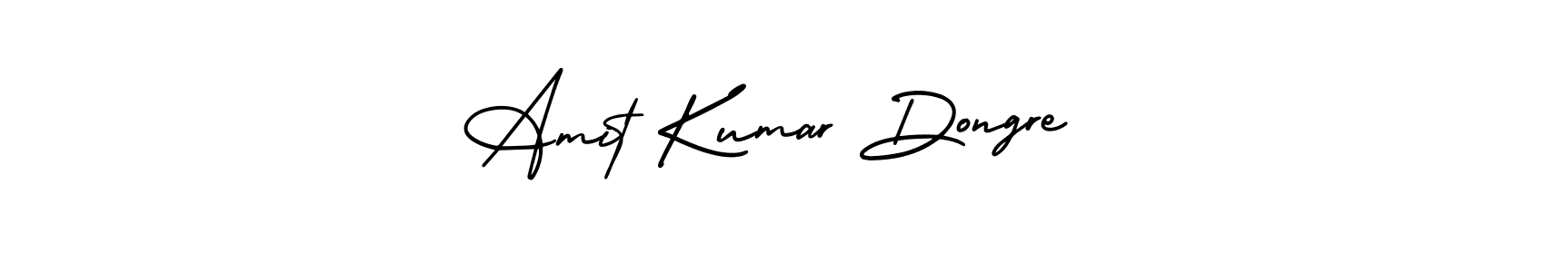 Design your own signature with our free online signature maker. With this signature software, you can create a handwritten (AmerikaSignatureDemo-Regular) signature for name Amit Kumar Dongre. Amit Kumar Dongre signature style 3 images and pictures png