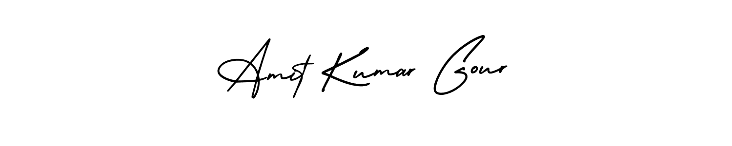 Make a beautiful signature design for name Amit Kumar Gour. Use this online signature maker to create a handwritten signature for free. Amit Kumar Gour signature style 3 images and pictures png