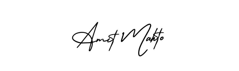 Make a beautiful signature design for name Amit Mahto. Use this online signature maker to create a handwritten signature for free. Amit Mahto signature style 3 images and pictures png