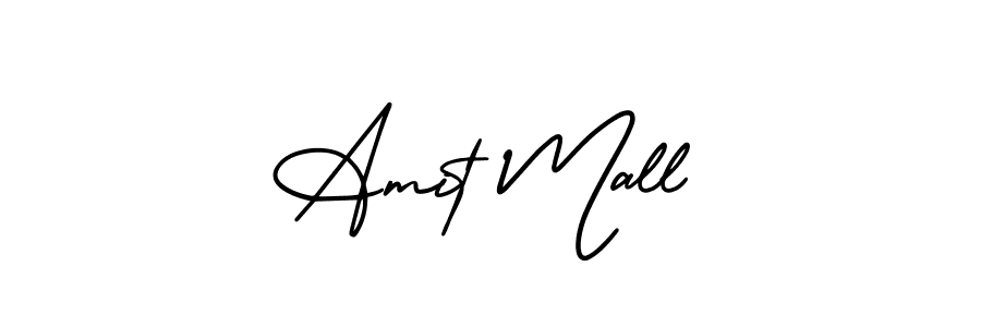 Make a beautiful signature design for name Amit Mall. With this signature (AmerikaSignatureDemo-Regular) style, you can create a handwritten signature for free. Amit Mall signature style 3 images and pictures png