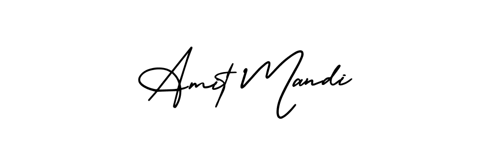 Create a beautiful signature design for name Amit Mandi. With this signature (AmerikaSignatureDemo-Regular) fonts, you can make a handwritten signature for free. Amit Mandi signature style 3 images and pictures png