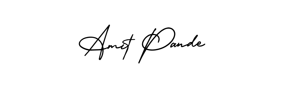 How to make Amit Pande signature? AmerikaSignatureDemo-Regular is a professional autograph style. Create handwritten signature for Amit Pande name. Amit Pande signature style 3 images and pictures png
