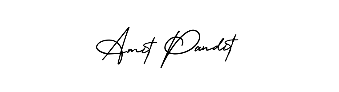 Also we have Amit Pandit name is the best signature style. Create professional handwritten signature collection using AmerikaSignatureDemo-Regular autograph style. Amit Pandit signature style 3 images and pictures png