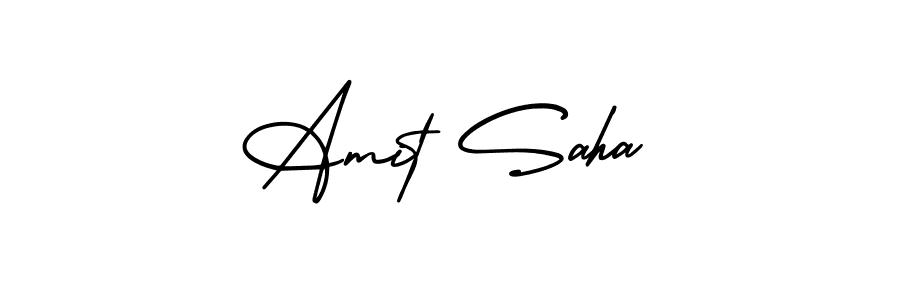 Design your own signature with our free online signature maker. With this signature software, you can create a handwritten (AmerikaSignatureDemo-Regular) signature for name Amit Saha. Amit Saha signature style 3 images and pictures png