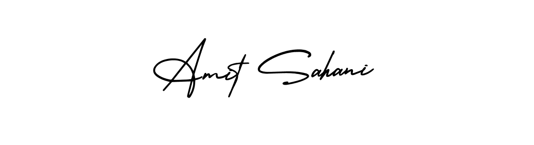 Best and Professional Signature Style for Amit Sahani. AmerikaSignatureDemo-Regular Best Signature Style Collection. Amit Sahani signature style 3 images and pictures png