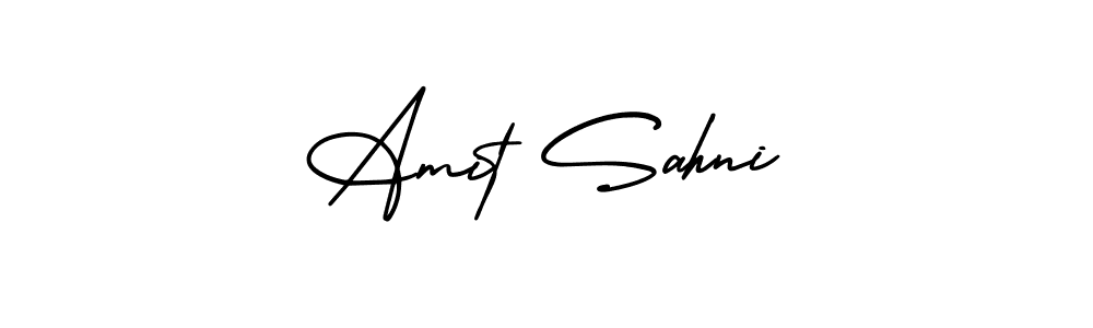 This is the best signature style for the Amit Sahni name. Also you like these signature font (AmerikaSignatureDemo-Regular). Mix name signature. Amit Sahni signature style 3 images and pictures png