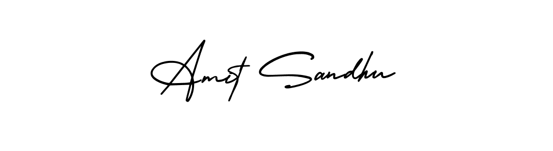 Make a beautiful signature design for name Amit Sandhu. With this signature (AmerikaSignatureDemo-Regular) style, you can create a handwritten signature for free. Amit Sandhu signature style 3 images and pictures png