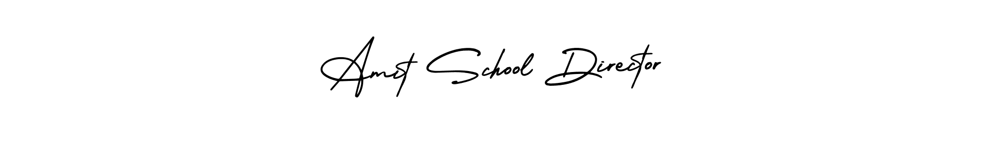 How to Draw Amit School Director signature style? AmerikaSignatureDemo-Regular is a latest design signature styles for name Amit School Director. Amit School Director signature style 3 images and pictures png
