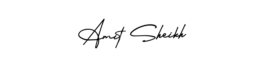 How to make Amit Sheikh signature? AmerikaSignatureDemo-Regular is a professional autograph style. Create handwritten signature for Amit Sheikh name. Amit Sheikh signature style 3 images and pictures png