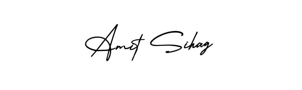 Use a signature maker to create a handwritten signature online. With this signature software, you can design (AmerikaSignatureDemo-Regular) your own signature for name Amit Sihag. Amit Sihag signature style 3 images and pictures png