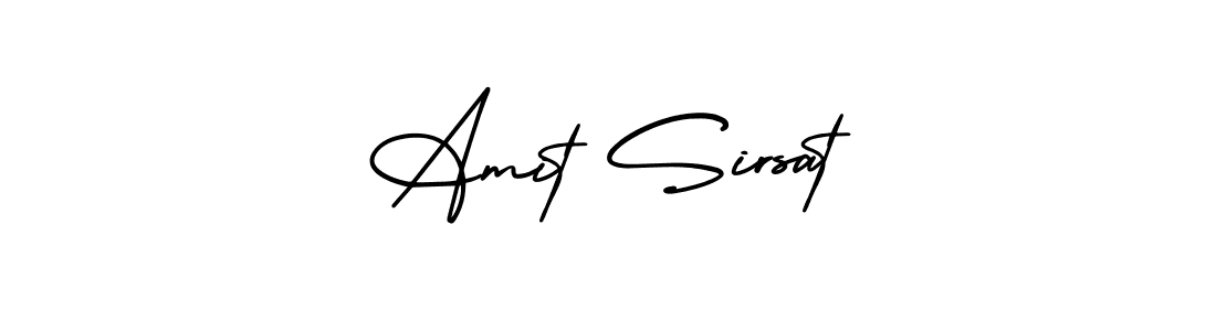 How to make Amit Sirsat signature? AmerikaSignatureDemo-Regular is a professional autograph style. Create handwritten signature for Amit Sirsat name. Amit Sirsat signature style 3 images and pictures png