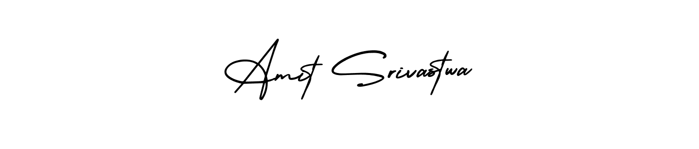 The best way (AmerikaSignatureDemo-Regular) to make a short signature is to pick only two or three words in your name. The name Amit Srivastwa include a total of six letters. For converting this name. Amit Srivastwa signature style 3 images and pictures png