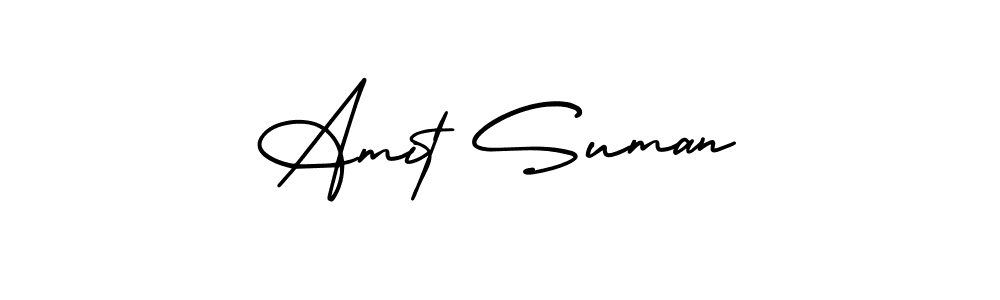 Check out images of Autograph of Amit Suman name. Actor Amit Suman Signature Style. AmerikaSignatureDemo-Regular is a professional sign style online. Amit Suman signature style 3 images and pictures png