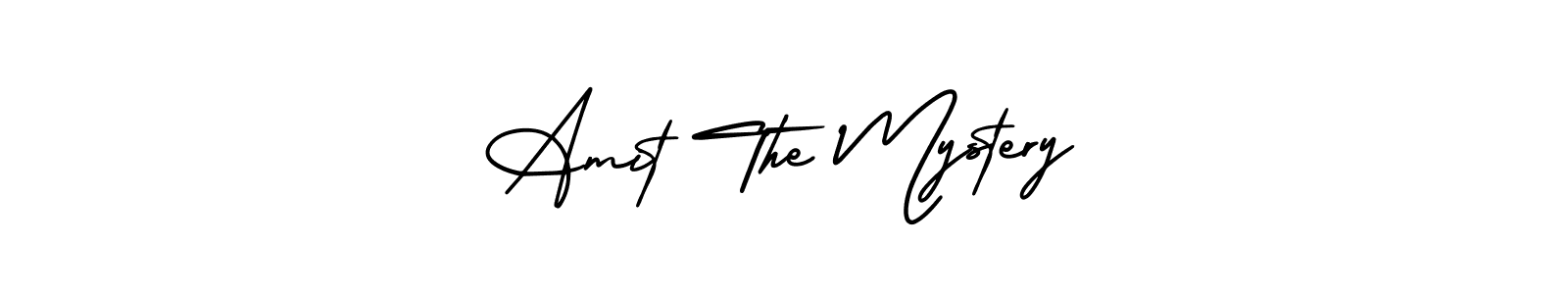 This is the best signature style for the Amit The Mystery name. Also you like these signature font (AmerikaSignatureDemo-Regular). Mix name signature. Amit The Mystery signature style 3 images and pictures png