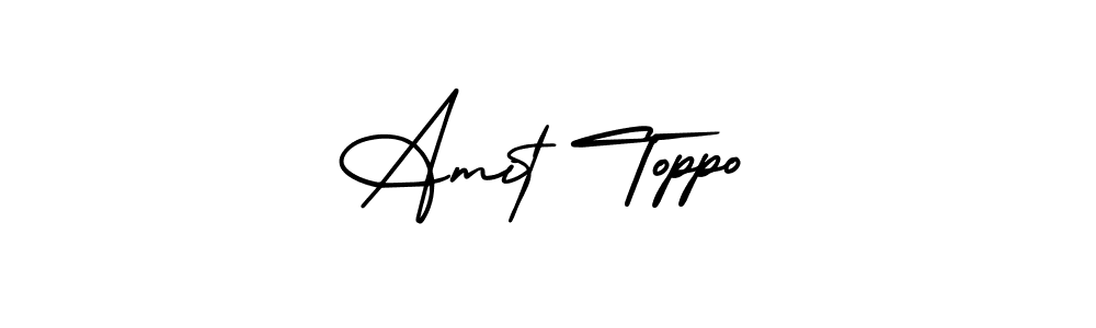 Also we have Amit Toppo name is the best signature style. Create professional handwritten signature collection using AmerikaSignatureDemo-Regular autograph style. Amit Toppo signature style 3 images and pictures png