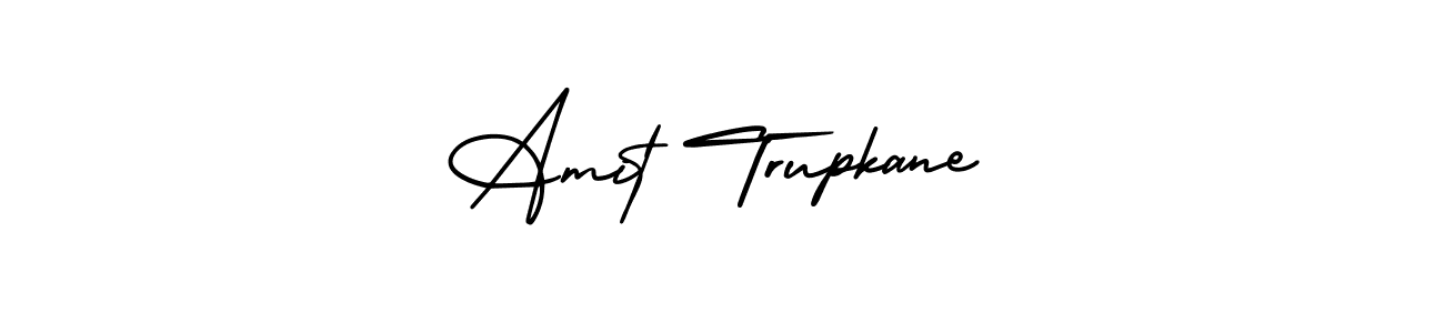 Amit Trupkane stylish signature style. Best Handwritten Sign (AmerikaSignatureDemo-Regular) for my name. Handwritten Signature Collection Ideas for my name Amit Trupkane. Amit Trupkane signature style 3 images and pictures png