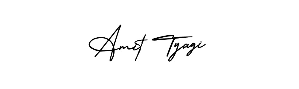 Amit Tyagi stylish signature style. Best Handwritten Sign (AmerikaSignatureDemo-Regular) for my name. Handwritten Signature Collection Ideas for my name Amit Tyagi. Amit Tyagi signature style 3 images and pictures png