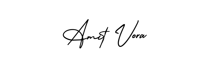 Make a beautiful signature design for name Amit Vora. Use this online signature maker to create a handwritten signature for free. Amit Vora signature style 3 images and pictures png