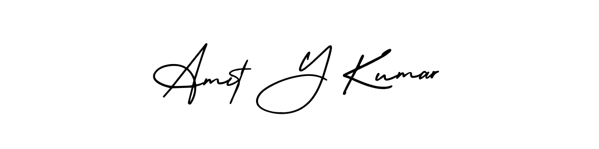 Also we have Amit Y Kumar name is the best signature style. Create professional handwritten signature collection using AmerikaSignatureDemo-Regular autograph style. Amit Y Kumar signature style 3 images and pictures png