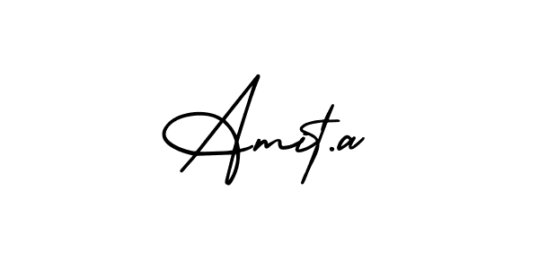 Here are the top 10 professional signature styles for the name Amit.a. These are the best autograph styles you can use for your name. Amit.a signature style 3 images and pictures png